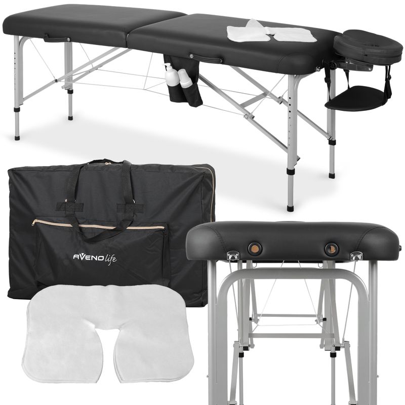 Prenosna masažna miza Vera 60 Comfy Base K515, črna