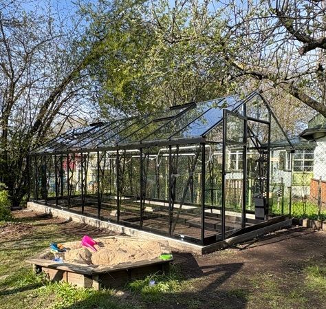 Stekleni rastlinjak EcoSlider 3,0m širine – 4 mm varnostno steklo