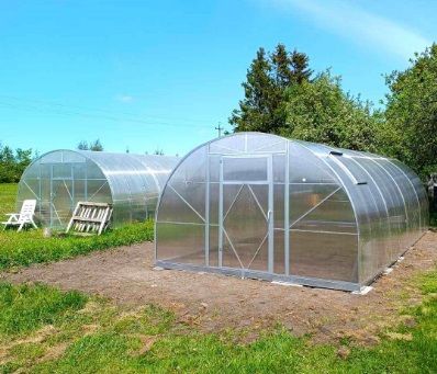 Rastlinjak EcoSlider | ES širine 3,5 m | Predhodno montirana serija
