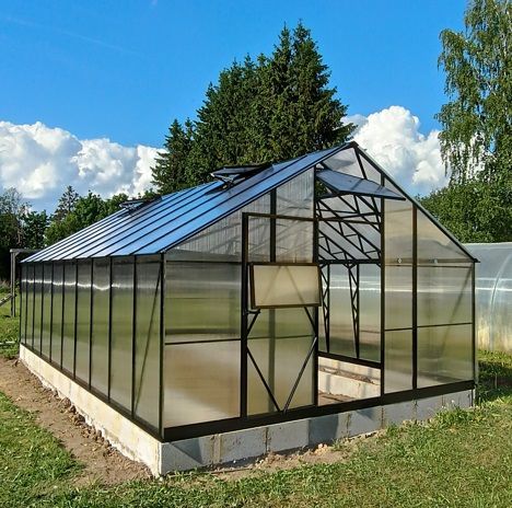 Rastlinjak EcoSlider Roof | EHL 4,0 m | 6 mm polikarbonat