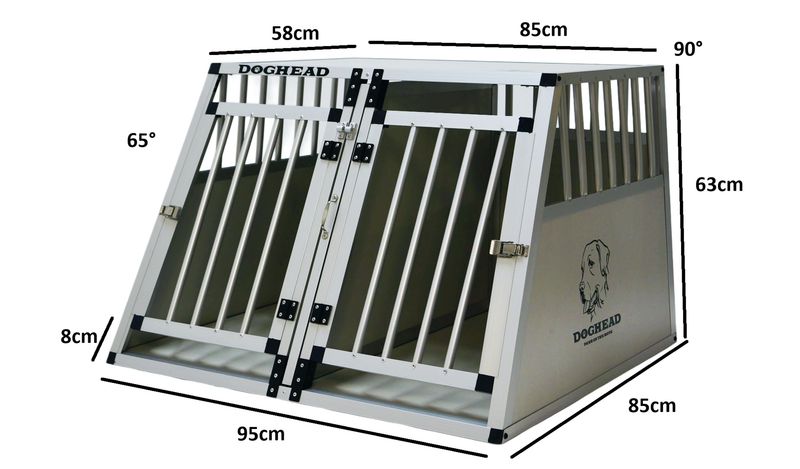 DVOJNI box - kletka za psa 95 x 85 x 63 cm - COMFORT Line