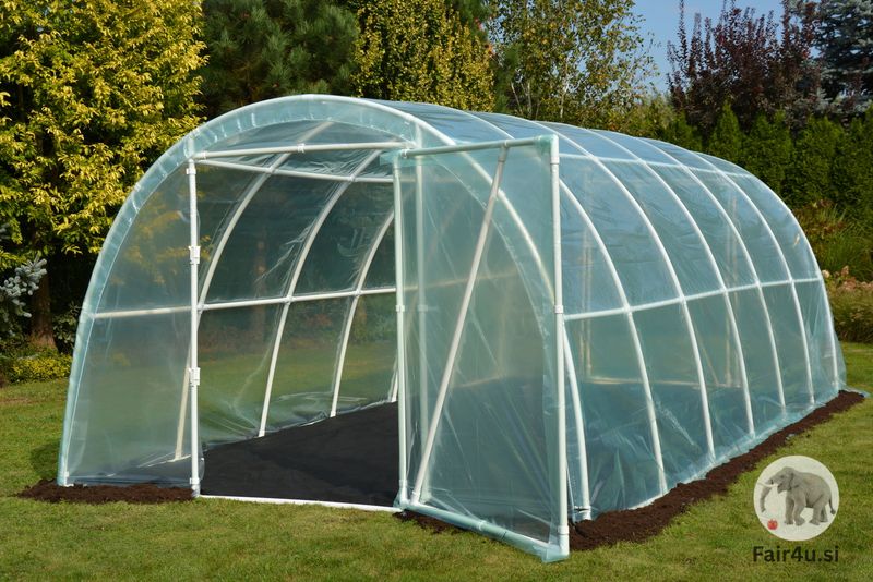 PVC rastlinjak Lemar [Aw6] 6,0 x 3,0 x 2,1 m