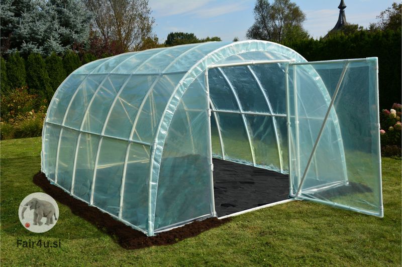 PVC rastlinjak Lemar [Aw5] 5,0 x 3,0 x 2,1 m