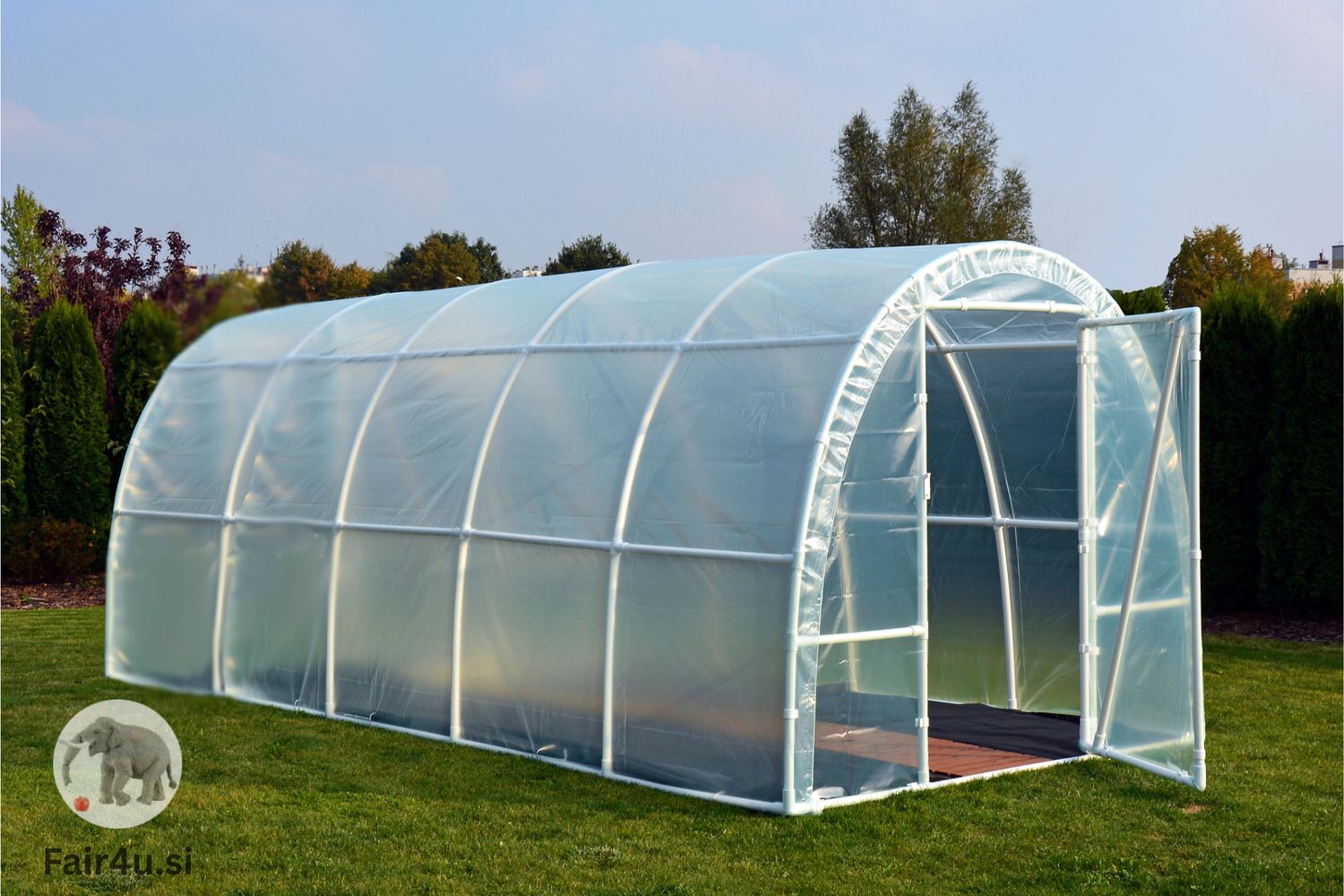 PVC rastlinjak Lemar [B5] 5,0 x 2,2 x 1,9 m