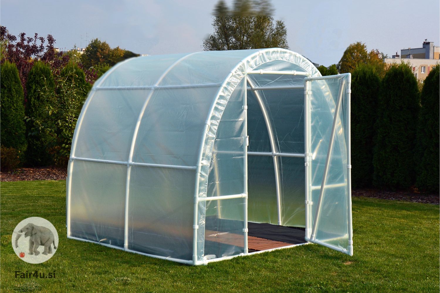 PVC rastlinjak Lemar [B2] 2,0 x 2,2 x 1,9 m