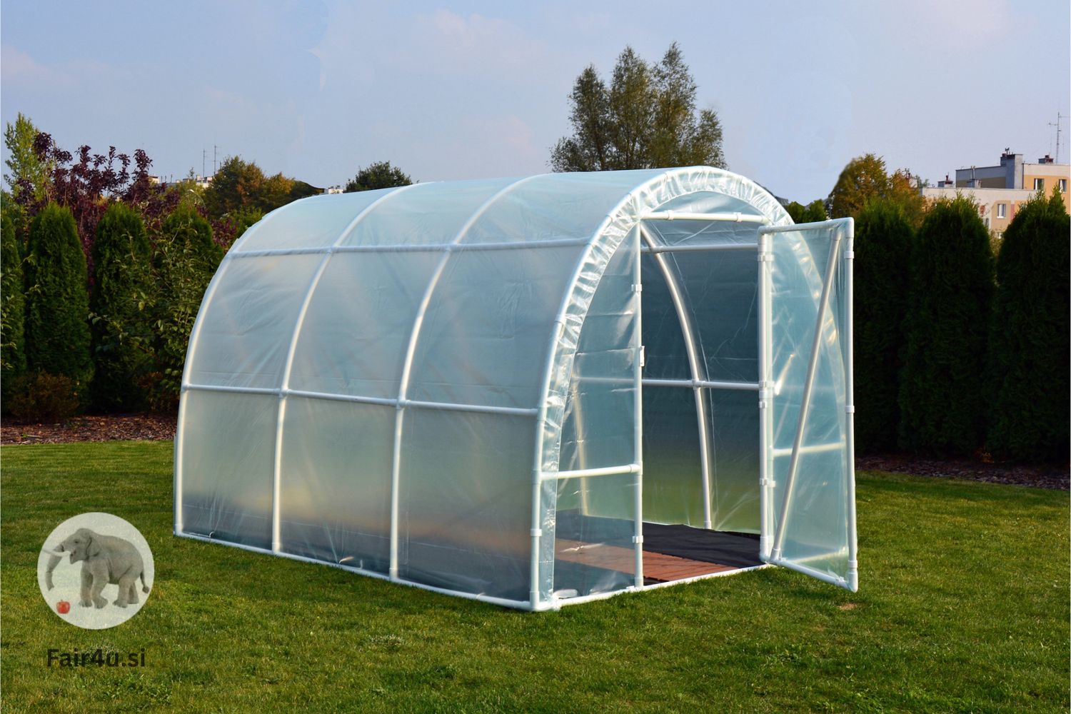 PVC rastlinjak Lemar [B3] 3,0 x 2,2 x 1,9 m