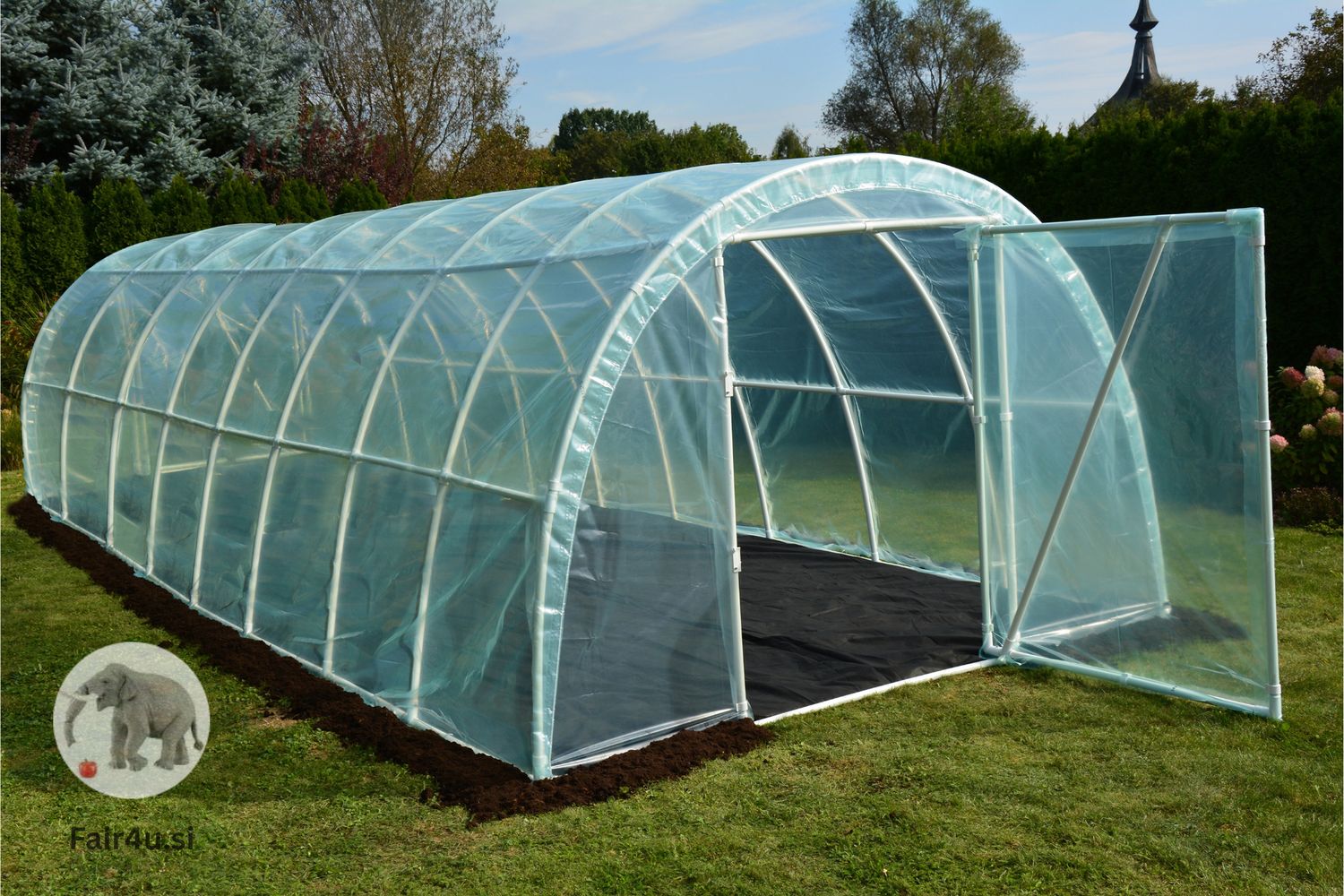 PVC rastlinjak Lemar [Aw8] 8,0 x 3,0 x 2,1 m