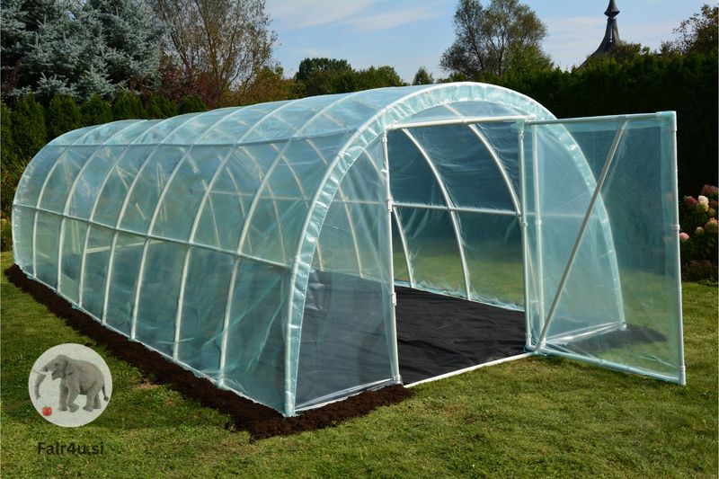 PVC rastlinjak Lemar [Aw8] 8,0 x 3,0 x 2,1 m