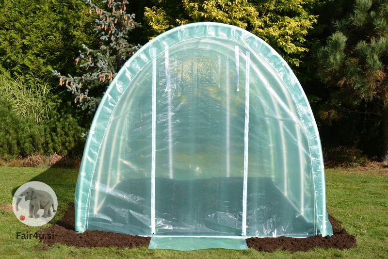 PVC rastlinjak Lemar [Bv3] 3,0 x 2,2 x 1,9 m