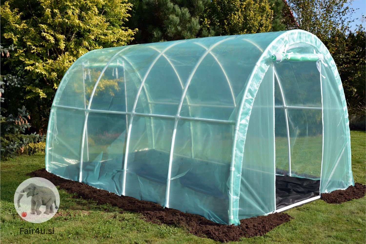 PVC rastlinjak Lemar [Bv4] 4,0 x 2,2 x 1,9 m