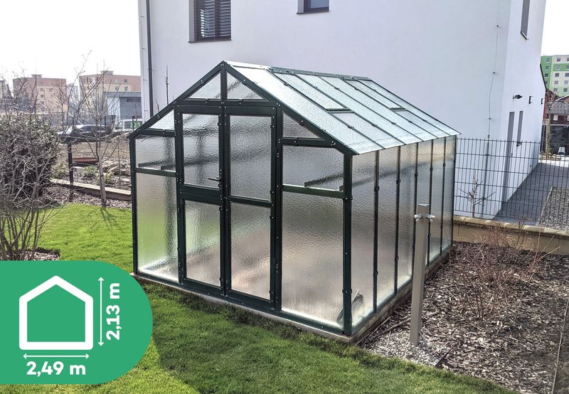 LIMES rastlinjak PRIMUS J - steklo 4mm - širina 2,49m