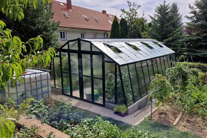 LIMES rastlinjak PRIMUS M - steklo 4mm - širina 4,24m