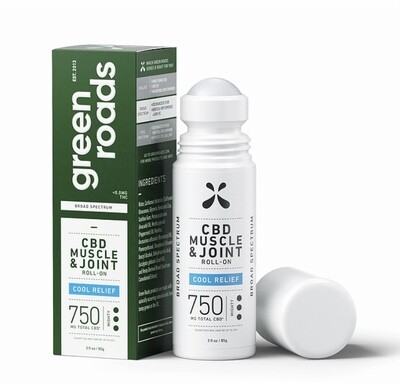 Green Roads 750mg Muscle & Joint Cool Relief Roll-On