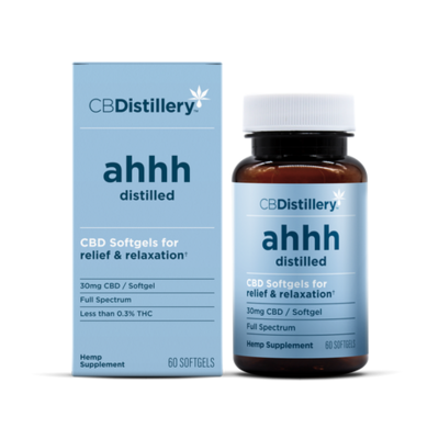 CBDistillery Full Spectrum CBD Capsules 30mg / 60 count