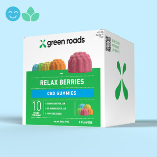 Green Roads 300 MG  RELAX Gummy Berries