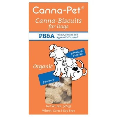 Canna-Pet Peanut Butter & Apple CBD Dog Biscuits
