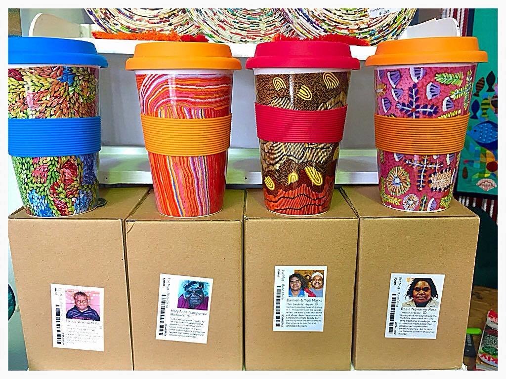 Aboriginal Art Coffee Cups