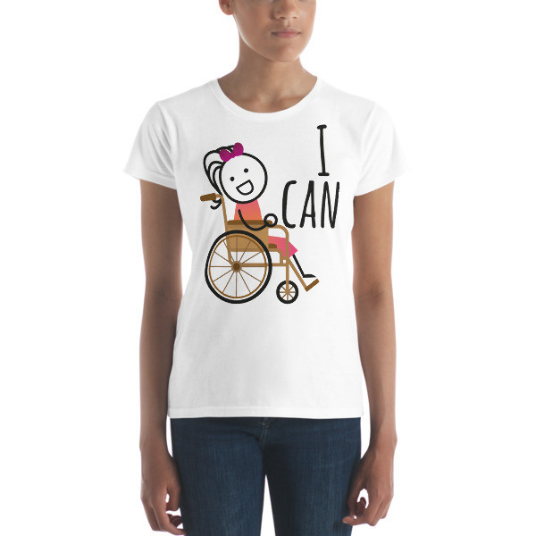 Women&#39;s short sleeve t-shirt, Color: White, Size: S