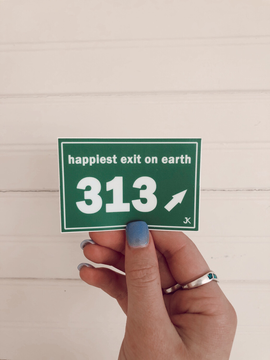 happiest exit on earth sticker