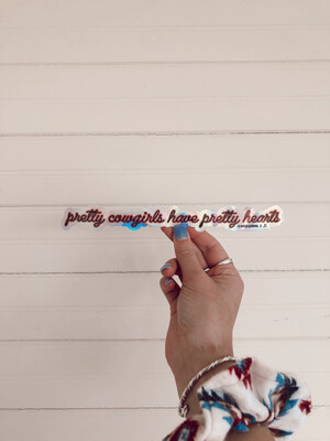 pretty hearts sticker