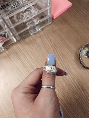 collins creek sterling silver ring - size 6