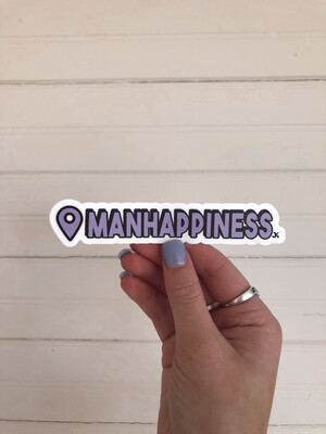 PREORDER* manhappiness sticker