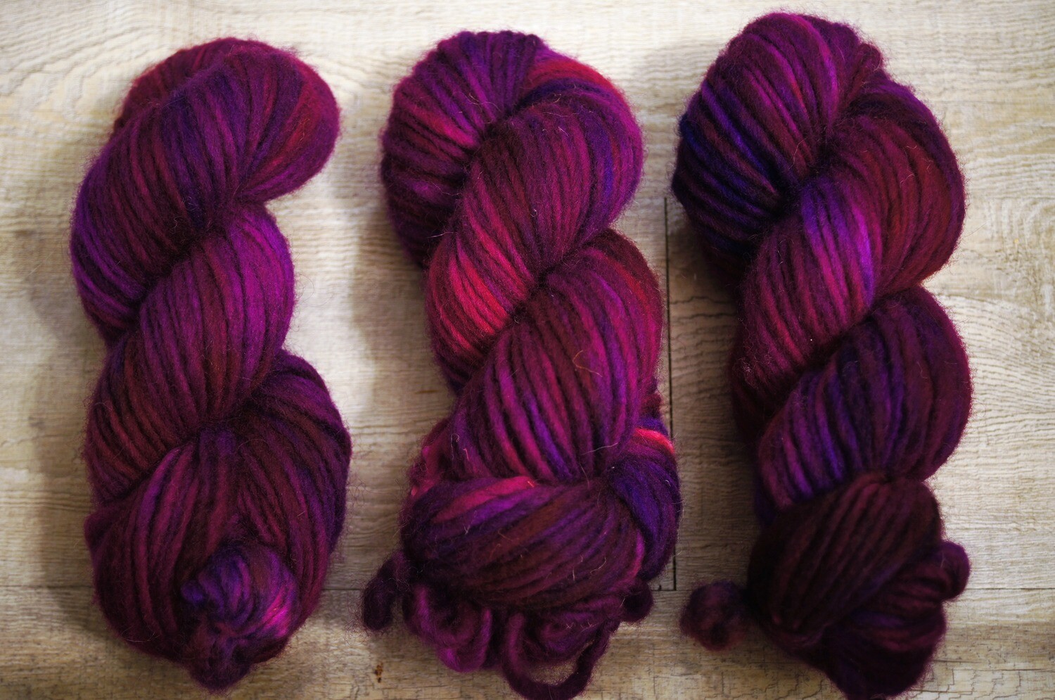 Hand Dyed Bulky Yarn