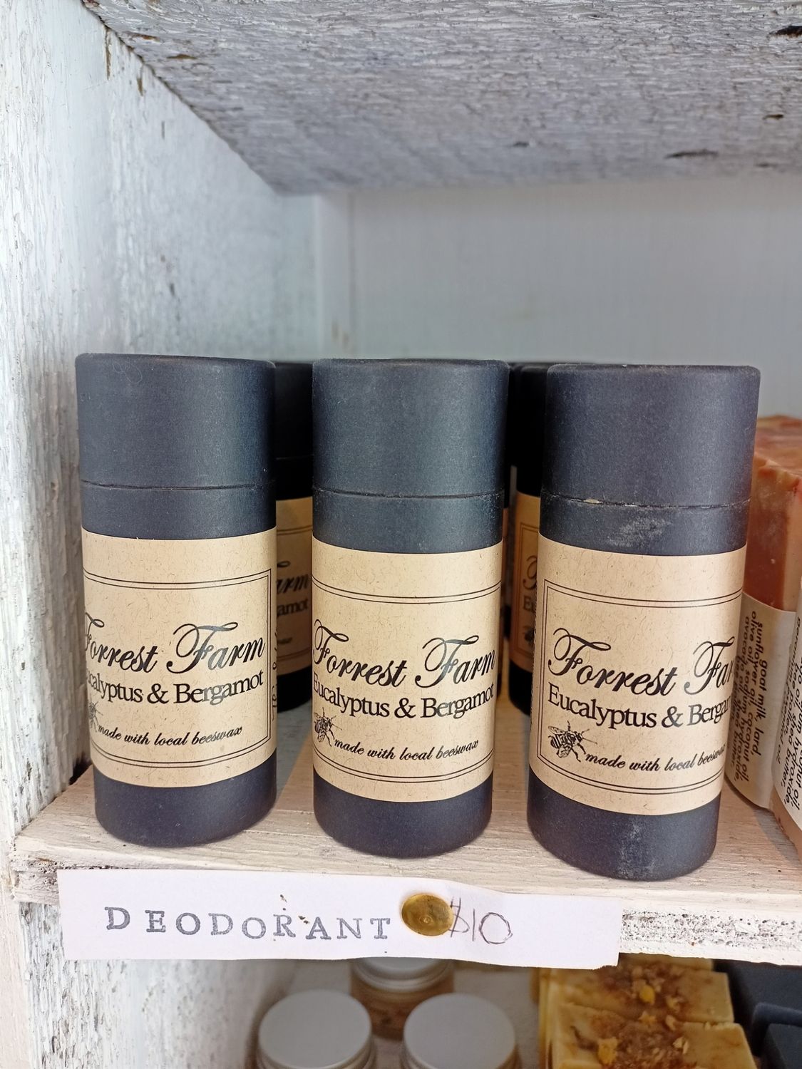 Bergamot &amp; Eucalyptus Natural Deodorant