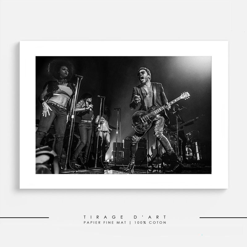 Tirage photo de Lenny Kravitz en concert par Eric Canto