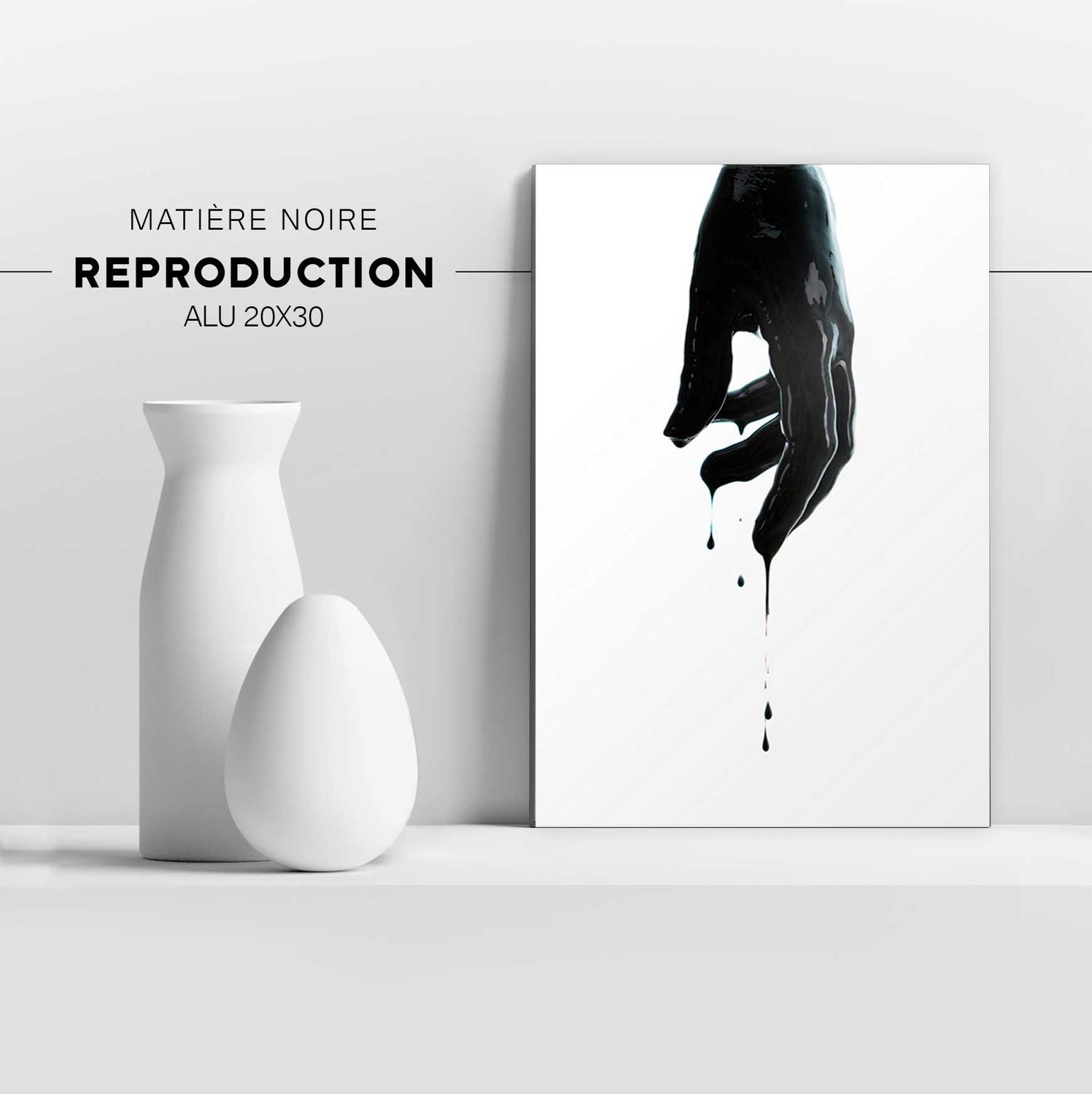 MATIERE NOIRE - ​Reproduction sur Alu