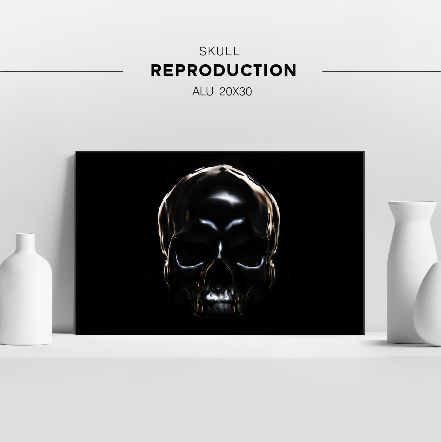 SKULL - ​Reproduction sur Alu