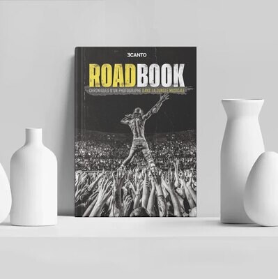 Livre photo rock ROADBOOK Eric Canto - Beau livre photographie concerts édition limitée - Coffee table book musique