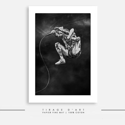 Tirage photo rock FRANCK CARTER concert Eric Canto - Édition limitée 30ex signée photographe primé - Photo art premium