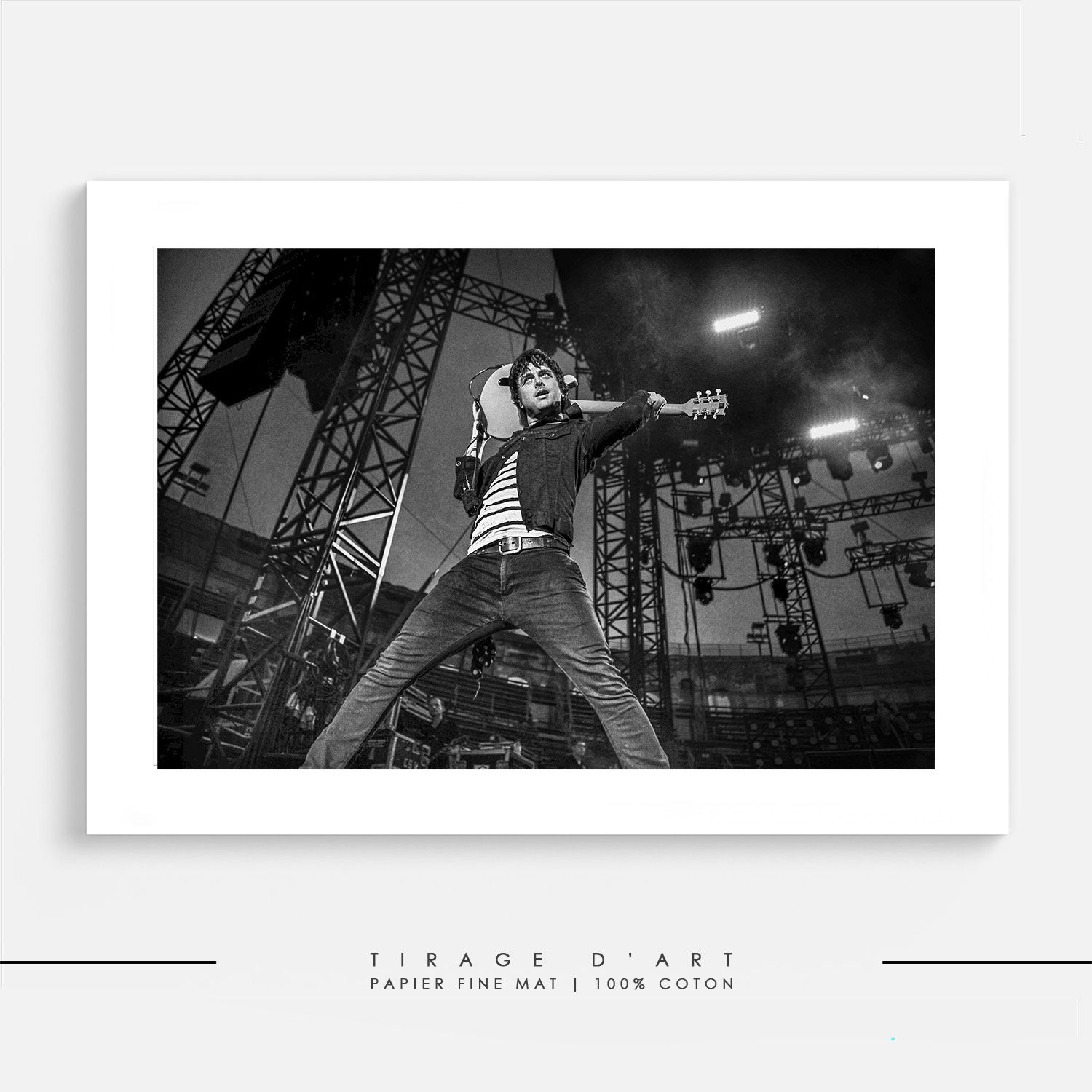 Tirage photo rock GREEN DAY concert Eric Canto - Édition limitée 30ex signée photographe primé - Photo art premium