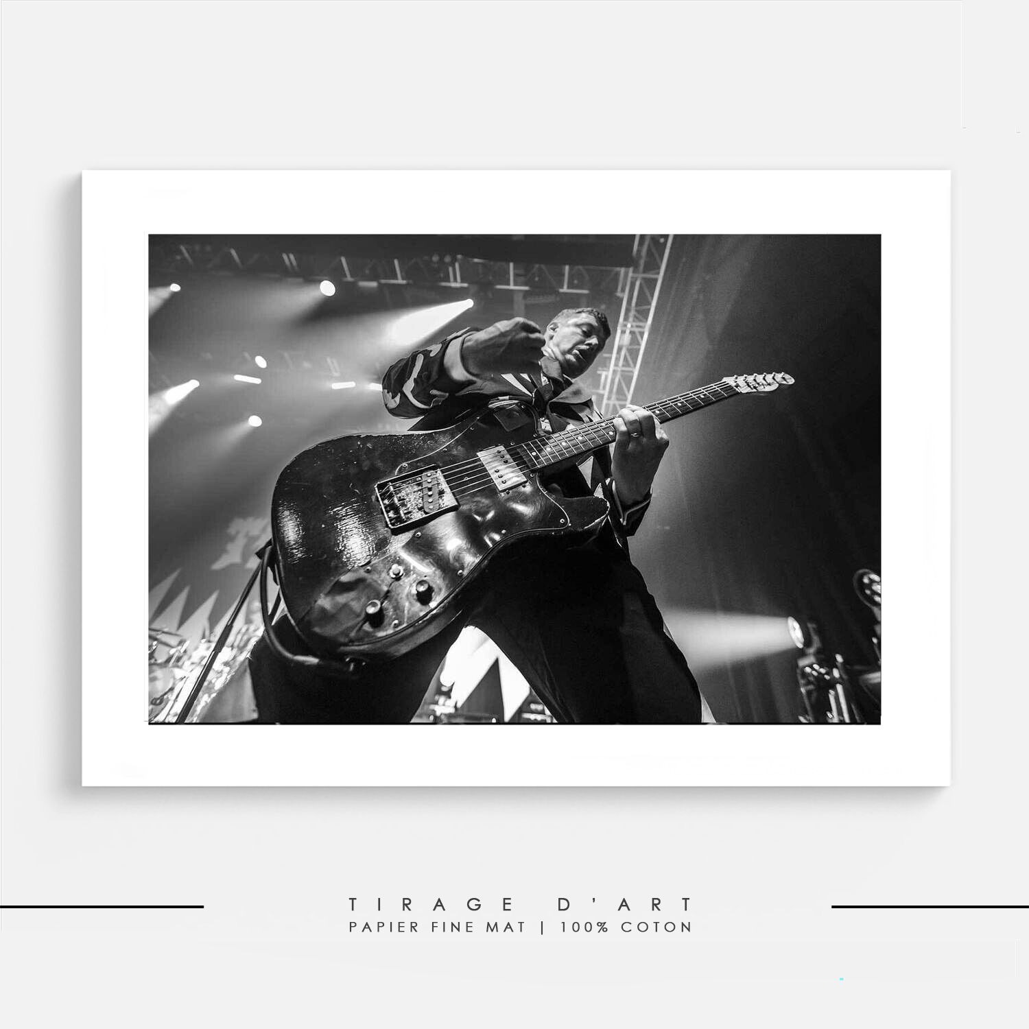 Tirage photo rock The Hives concert Eric Canto - Édition limitée 30ex signée photographe primé - Photo art premium