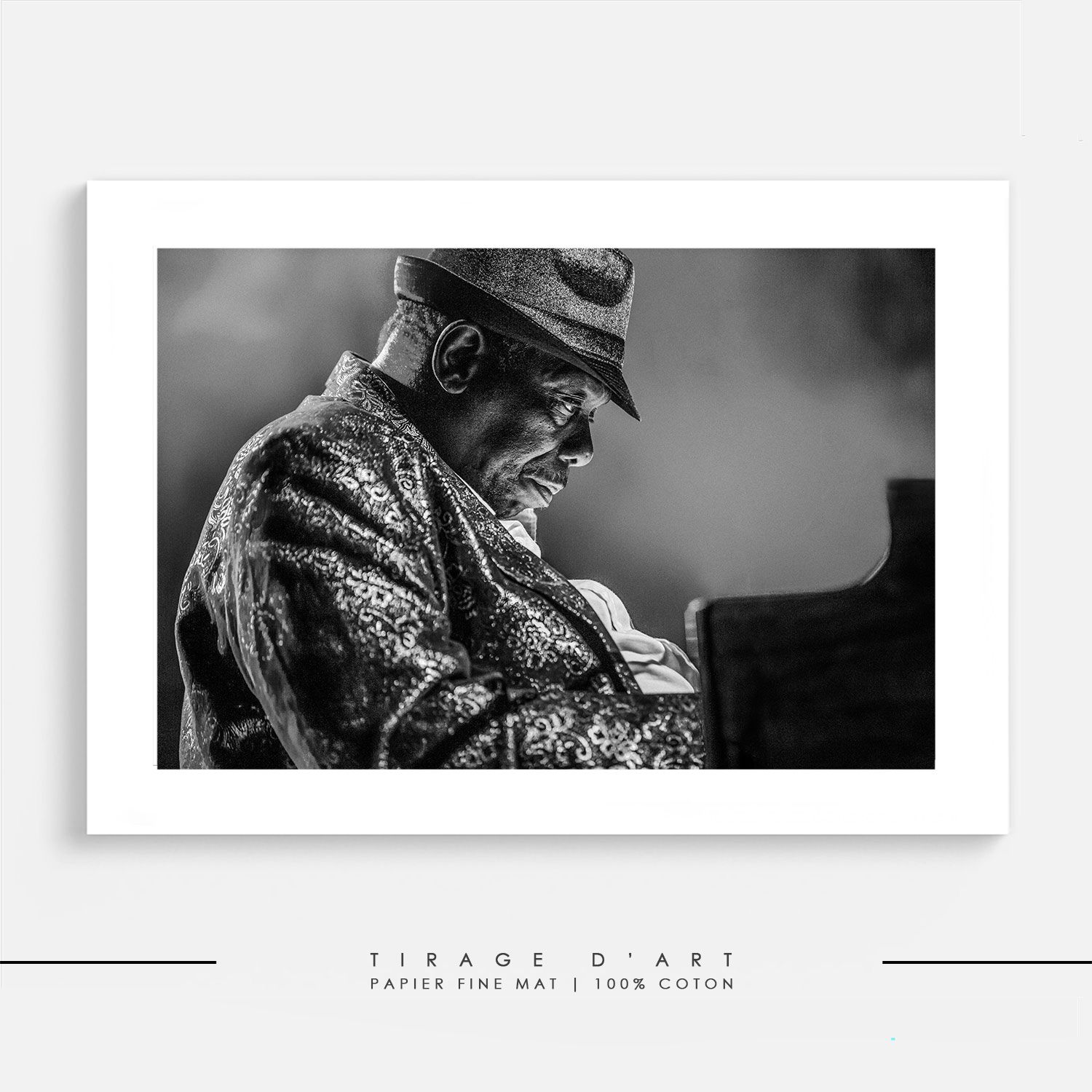 Tirage photo rock Lucky Peterson concert Eric Canto - Édition limitée 30ex signée photographe primé - Photo art premium