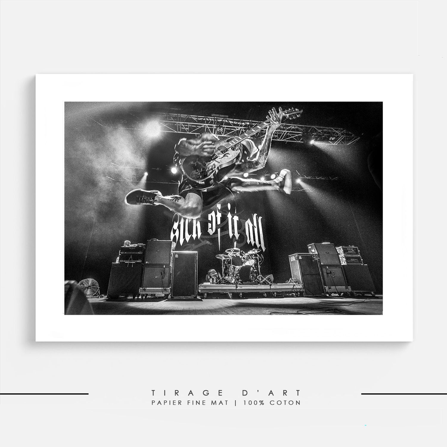 Tirage photo rock Sick Of It All concert Eric Canto - Édition limitée 30ex signée photographe primé - Photo art premium