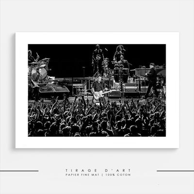 Tirage photo rock Bruc Springsteen concert Eric Canto - Édition limitée 30ex signée photographe primé - Photo art premium
