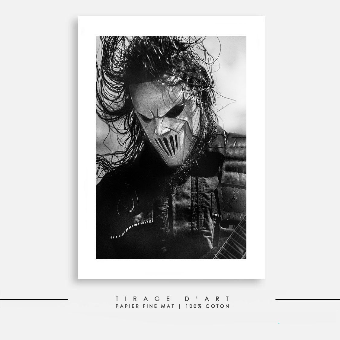 Tirage photo rock SLIPKNOT SEVEN concert Eric Canto - Édition limitée 30ex signée photographe primé - Photo art premium