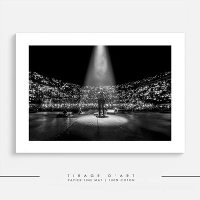 Tirage photo de Matthieu Chedid en concert par Eric Canto