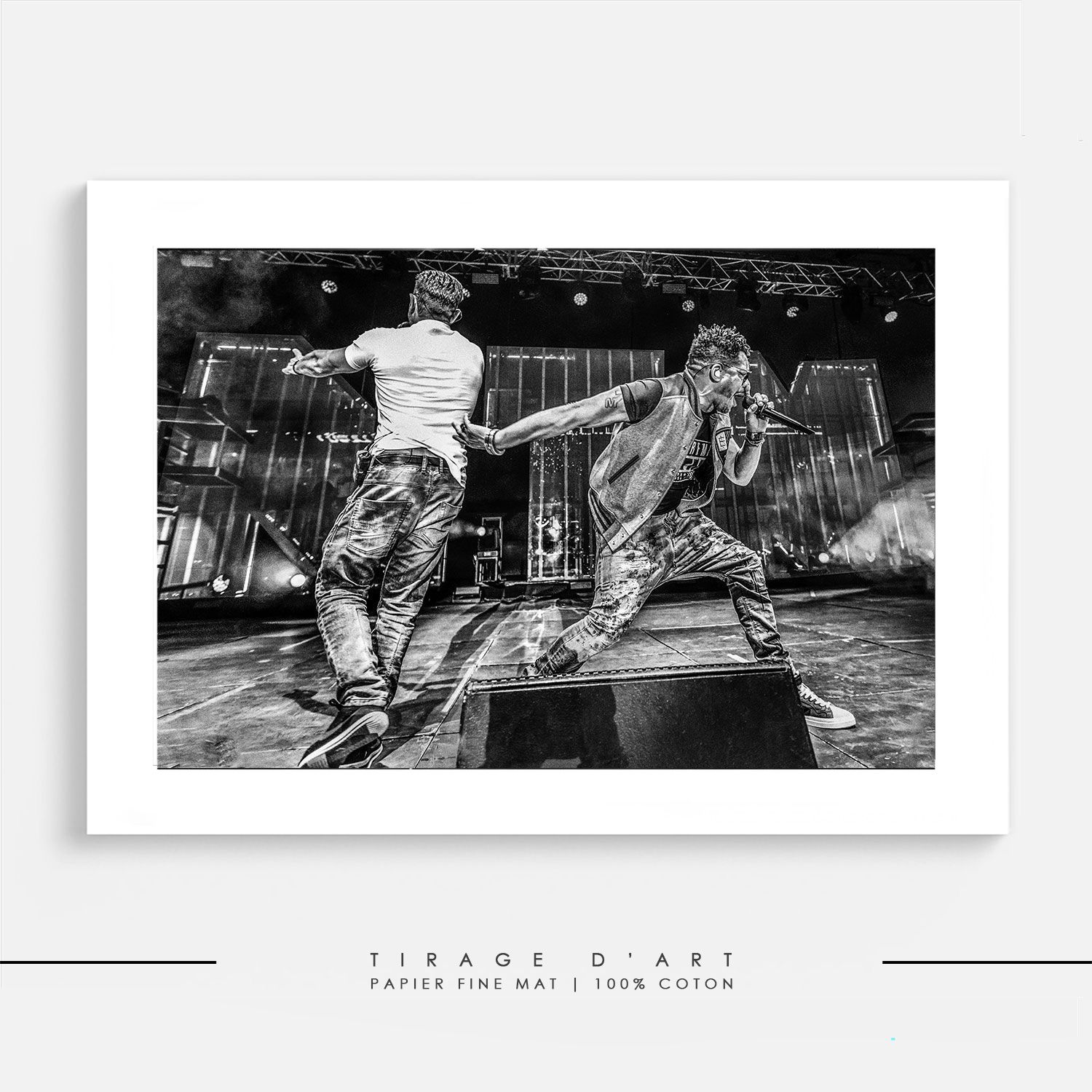 Tirage photo rock NTM concert Eric Canto - Édition limitée 30ex signée photographe primé - Photo art premium