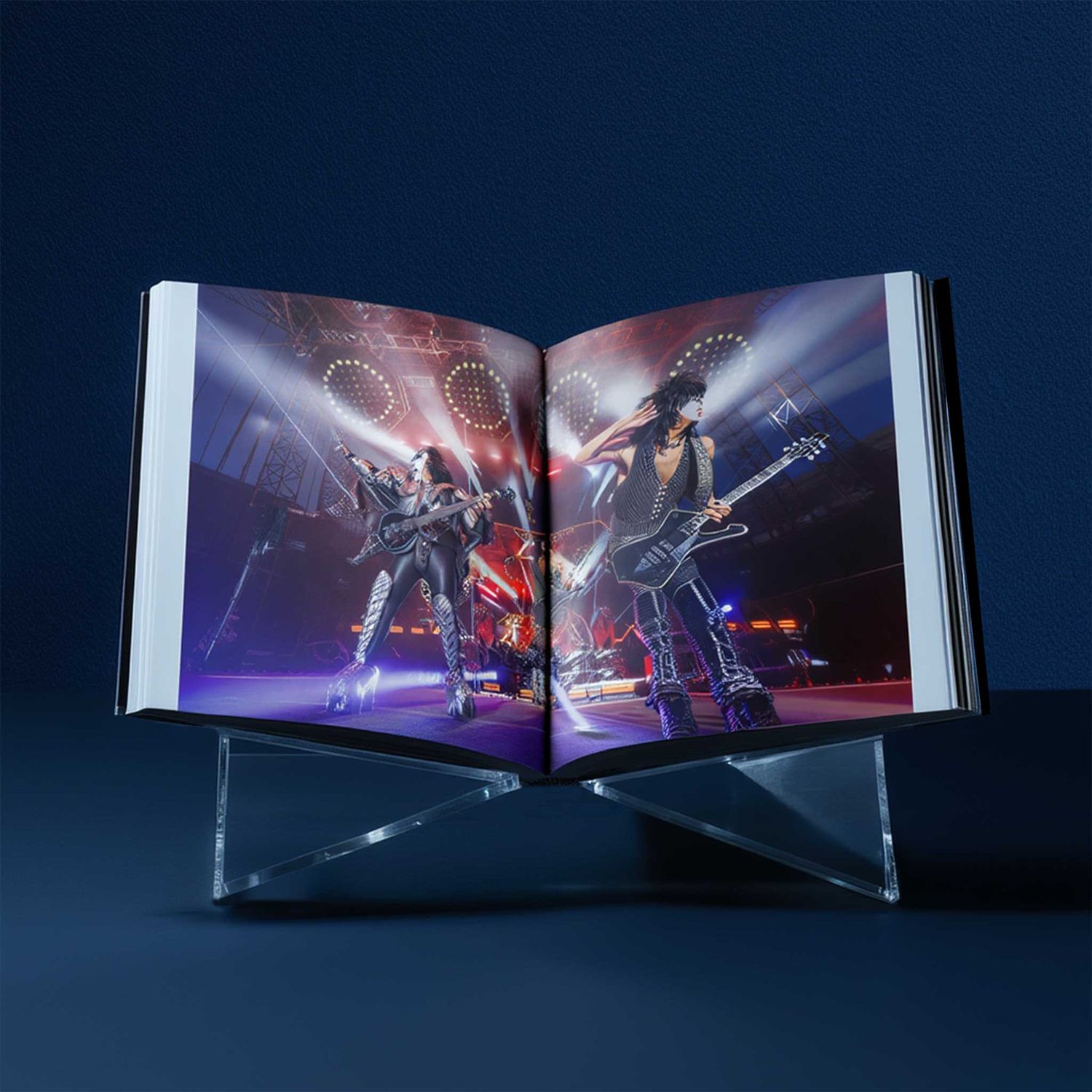 SOCLE — Support livre ouvert