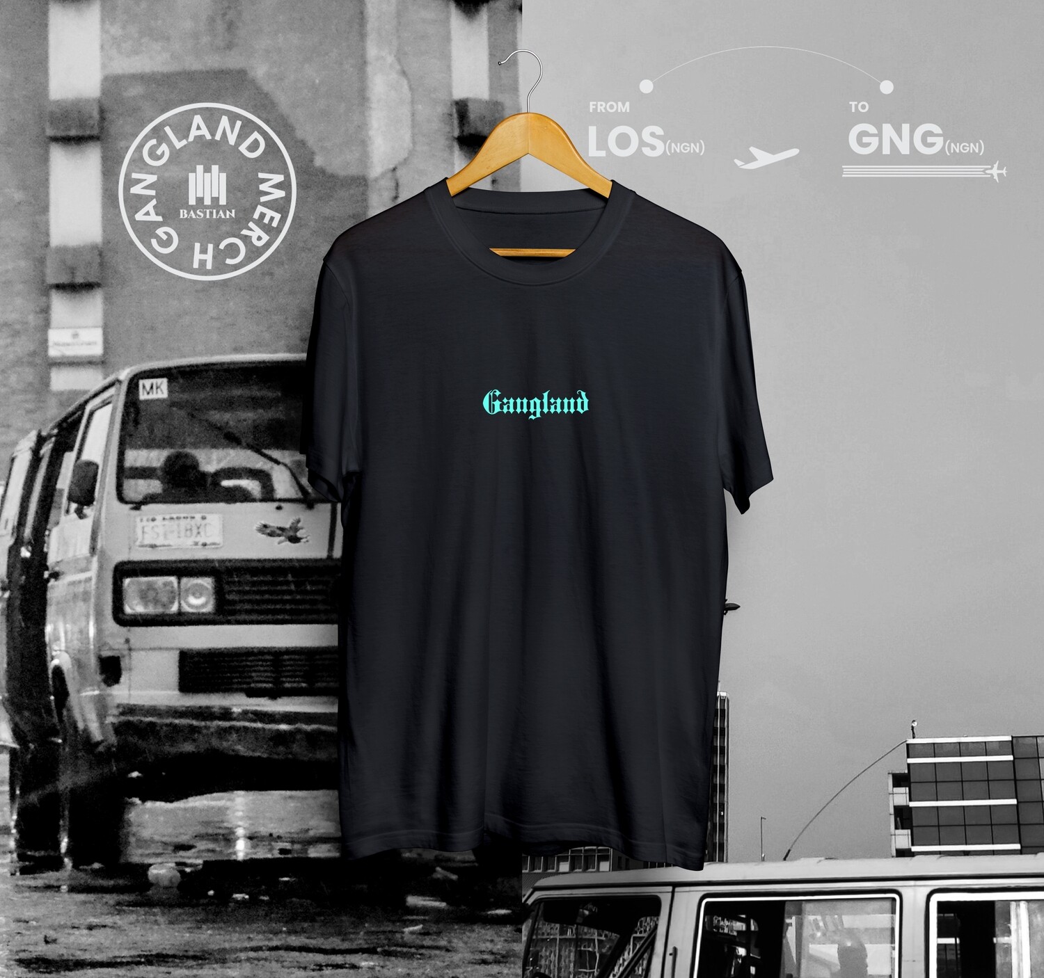 Gangland Text Tee