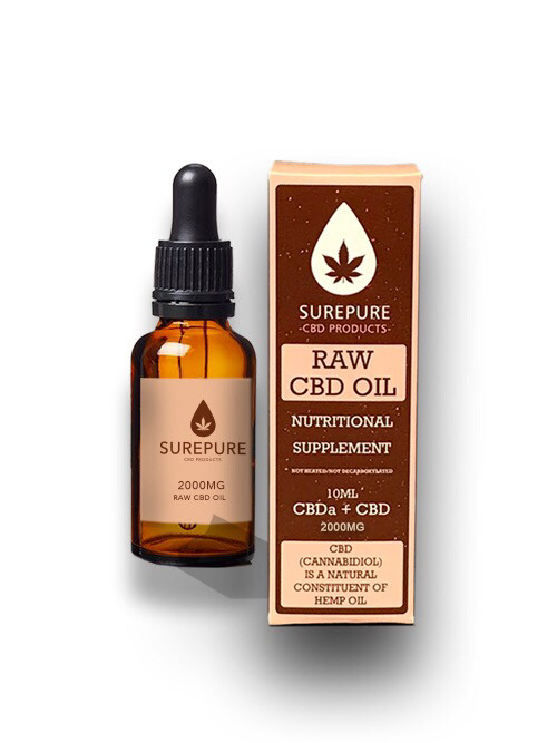 2000mg Raw CBD Oil (20%CBD)