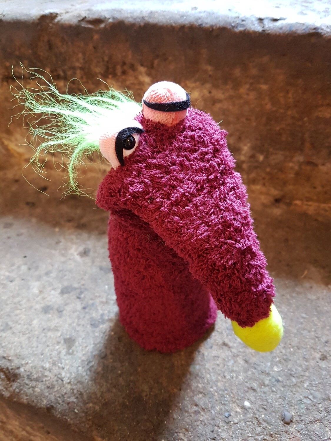 Schnarchnase dunkelrot