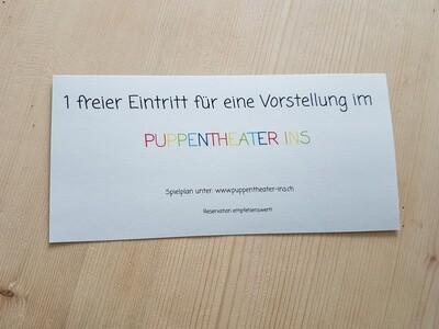 Gutschein für Einzeleintritt in Ins