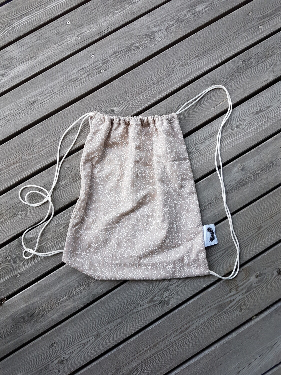 Stoff-Rucksäckli beige