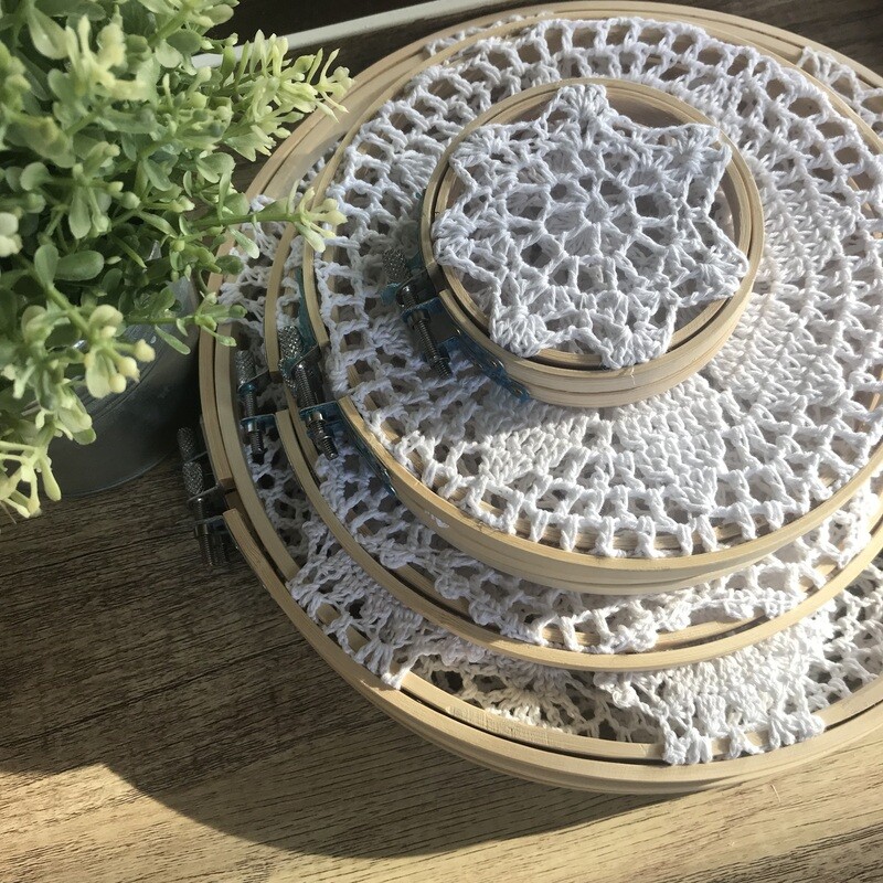 Handmade Crochet Doilies Set A