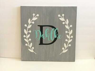 Last Name Board