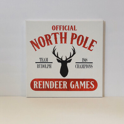 Reindeer Games Sign